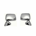 For 1989-1995 Toyota Pickup Front Left And Right Manual Mirror Chrome Set of 2