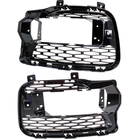 New Pair Fog Light Covers Front Driver & Passenger Side for Range Rover Set of 2