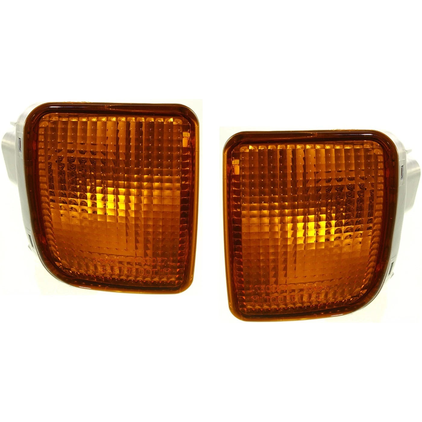 New Turn Signal Light For 98-2000 Toyota Tacoma Pre Runner Plastic Lens Left & Right Set 2Pc