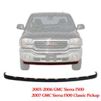 New Valance For 2003-2006 GMC Sierra 1500 2007 Classic Front Lower Air Deflector GM1092201