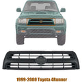 Plastic For 99-2000 Toyota 4Runner Grille Black Shell with Silver Insert TO1200227