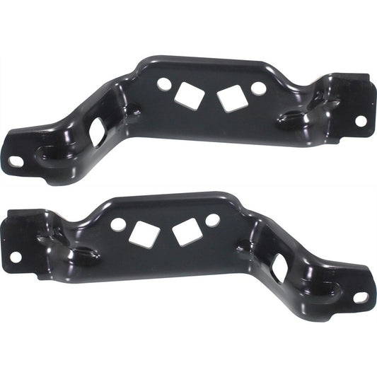 Set of 2 Bumper Bracket For Ford F-250 Super Duty 2011-2016 Front LH & RH Outer FO1067186, FO1066186