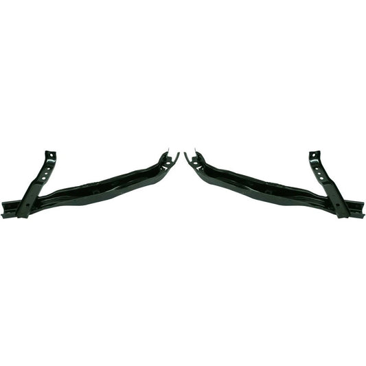 Set of 2 Bumper Face Bar Brackets Retainer Mounting Braces Left & Right Pair