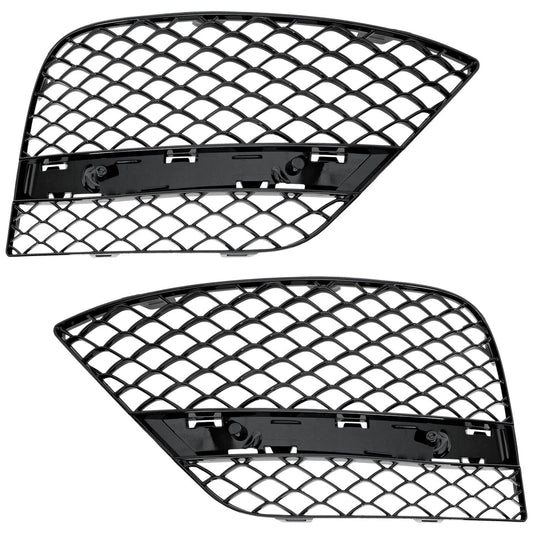 Set of 2 Bumper Face Bar Grilles Driver & Passenger Side for MB Mercedes Pair