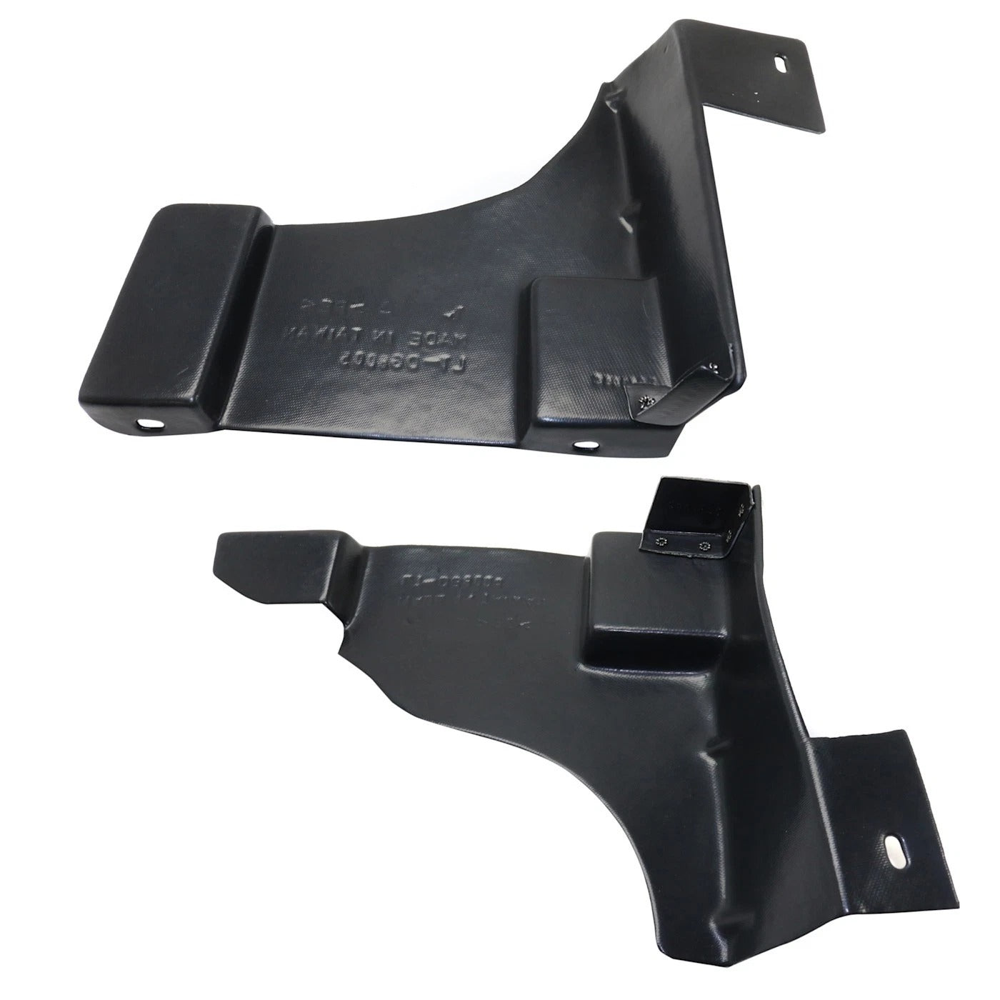 Set of 2 Engine Splash Shields Driver & Passenger Side Left Right Pair