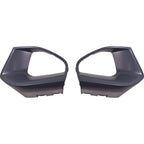 Set of 2 Fog Light Trims Drivin Lamp Black for 330 Front Driver & Passenger Side BM1039220 BM1038220