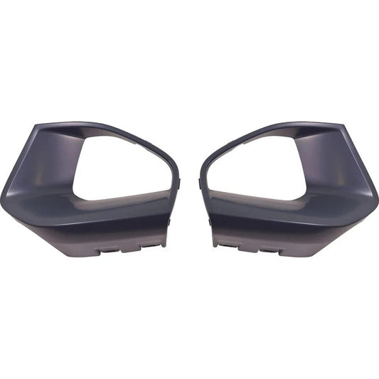 Set of 2 Fog Light Trims Drivin Lamp Black for 330 Front Driver & Passenger Side BM1039220 BM1038220