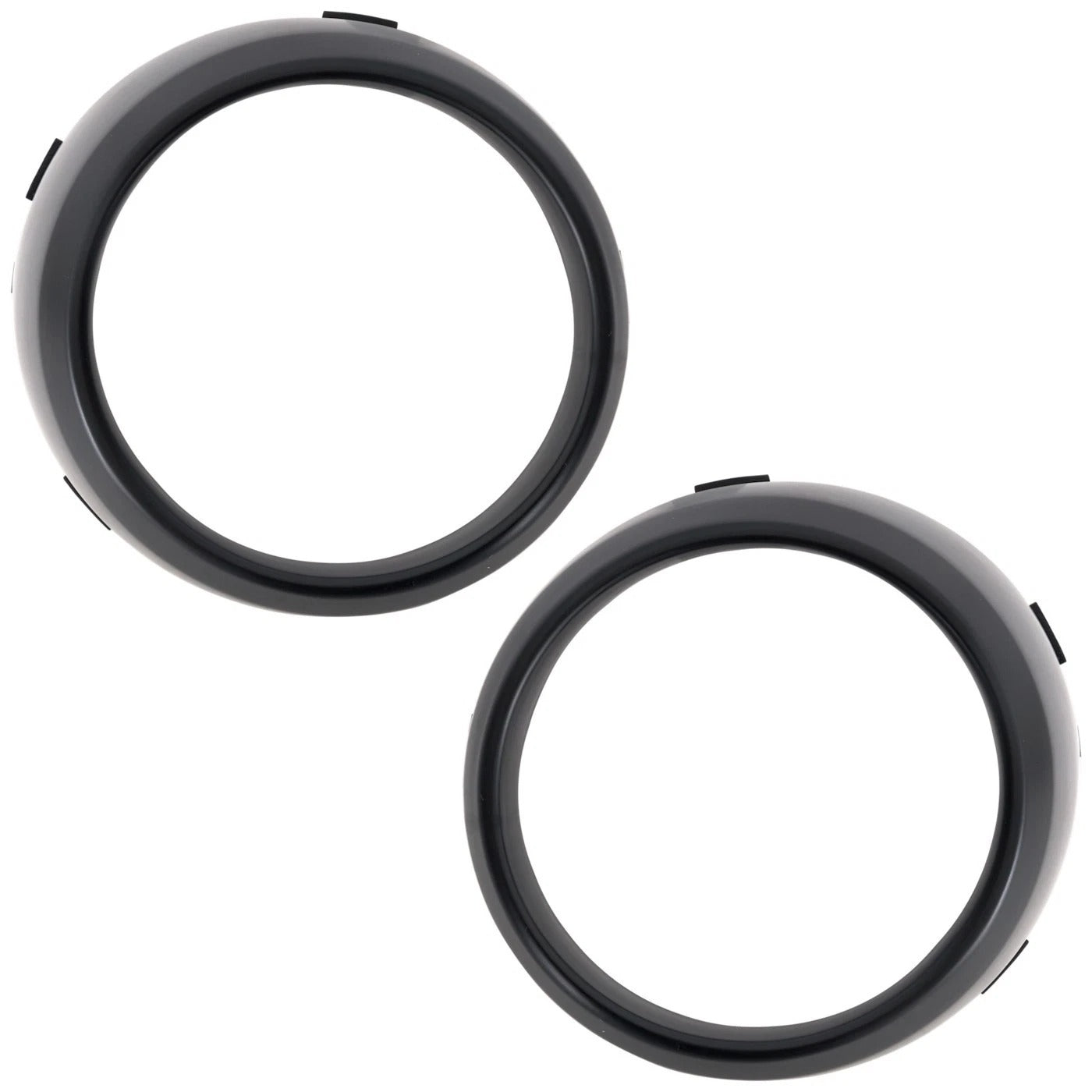 Set of 2 Fog Light Trims Driving Lamp Driver & Passenger Side Left Right Pair