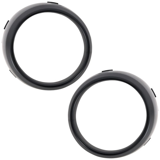 Set of 2 Fog Light Trims Driving Lamp Driver & Passenger Side Left Right Pair