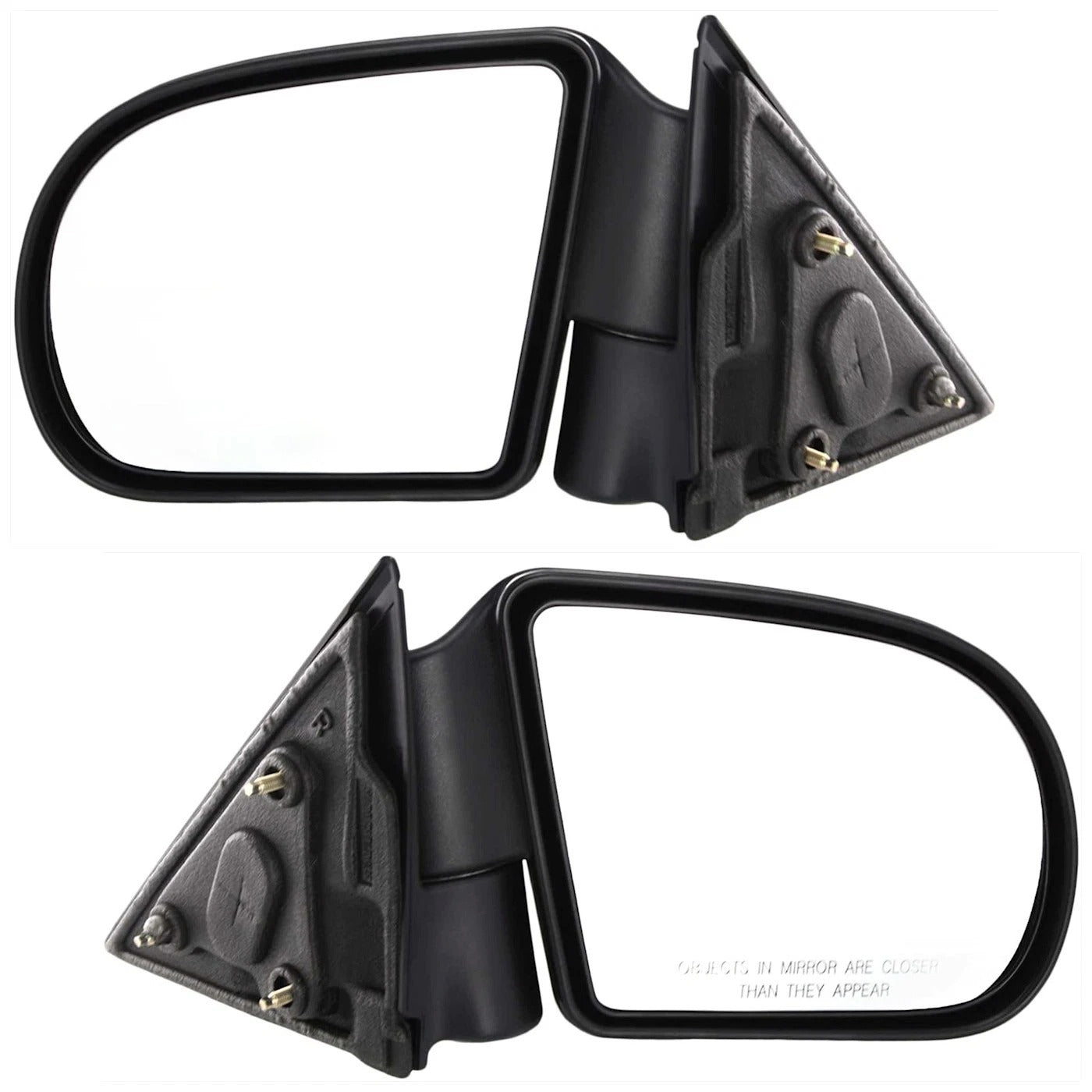 Set of 2 Mirrors Driver & Passenger Side for Chevy Olds S10 Pickup Blazer Pair