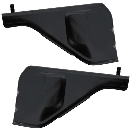 Set of 2 Radiator Support Brackets Driver & Passenger Side Left Right Pair