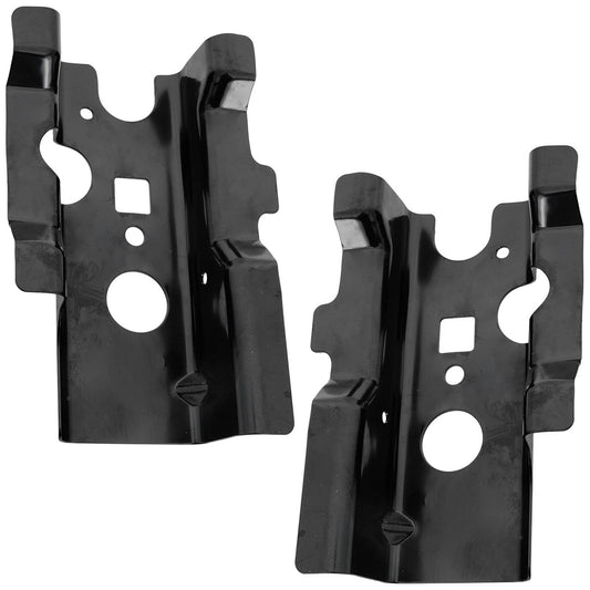 Set of 2 Radiator Support Brackets Driver & Passenger Side Lower for Ford Pair