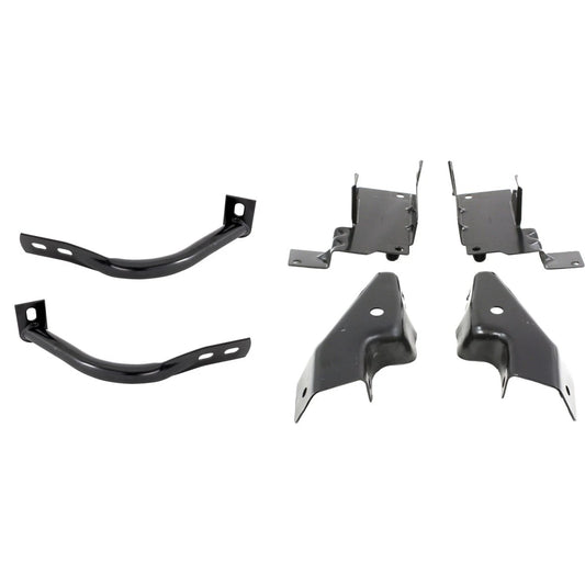 Set of 3 Bumper Bracket For Chevrolet Silverado 1500 2003-2006 Front Driver Side