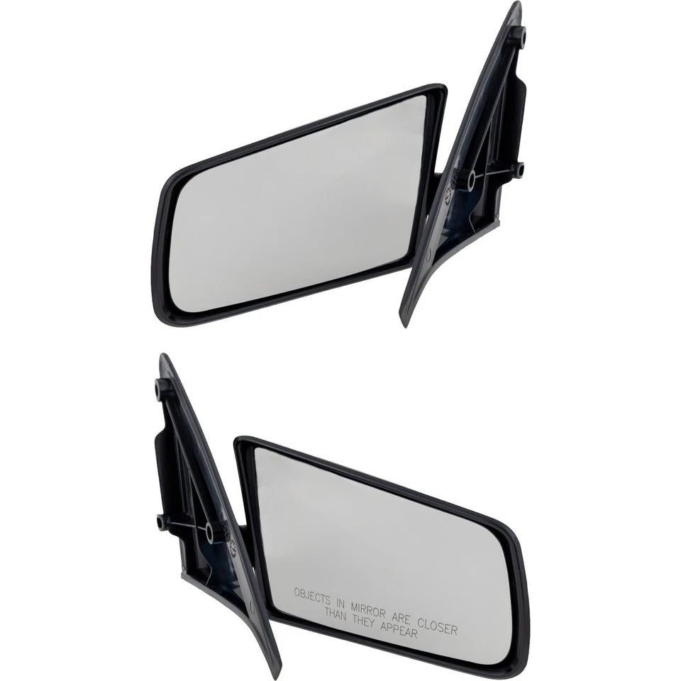 Side Manual Mirrors For S10 S15 Pickup Truck & S10 Blazer S15 Jimmy Set of 2 GM1320128 GM1321128