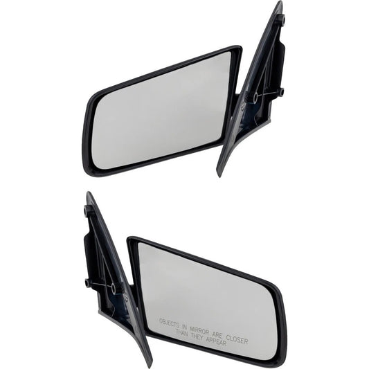 Side Manual Mirrors For S10 S15 Pickup Truck & S10 Blazer S15 Jimmy Set of 2 GM1320128 GM1321128