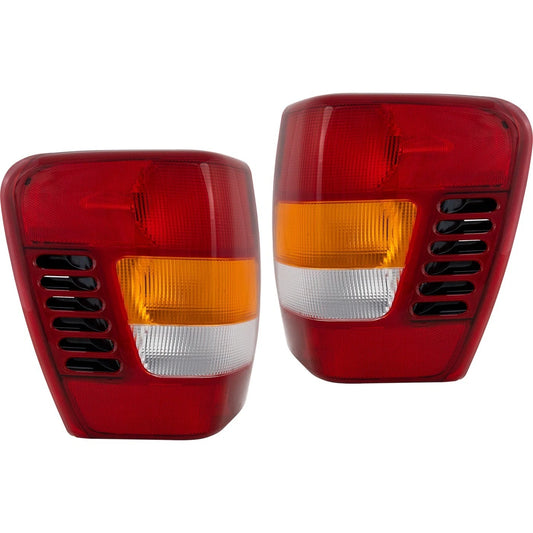 Tail Light Set For 1999-2003 Jeep Grand Cherokee Driver and Passenger Side