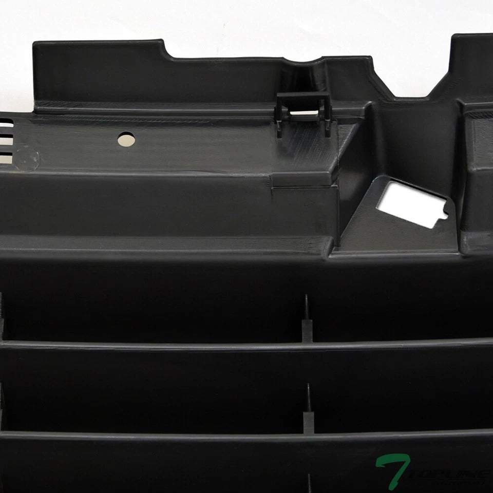Topline For 1999-2005 Jetta Mk4 Horizontal Front Hood Bumper Grille - Matte Blk