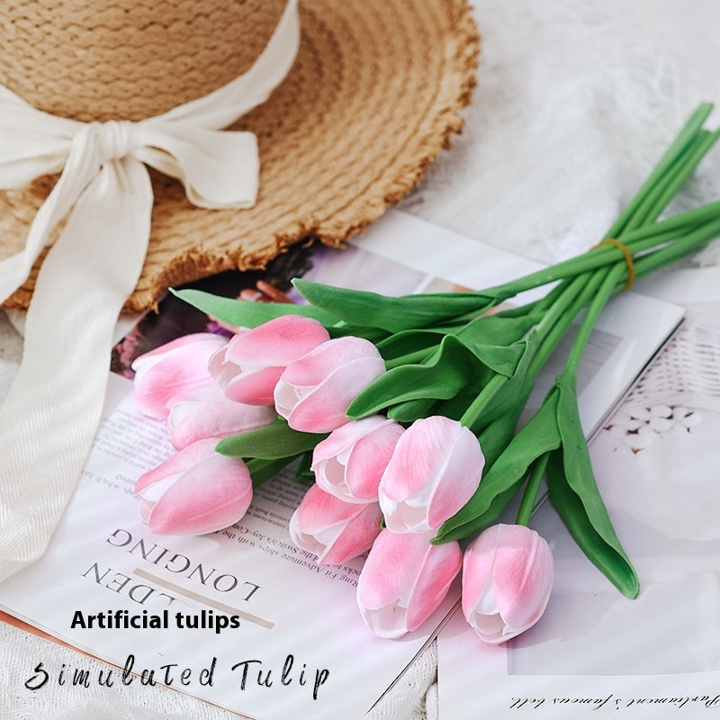 Tulip Artificial Flower Flower Arrangement Landscaping Ornamental Flower